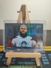 2020-21 Topps Stadium Club Chrome UEFA Neymar Jr Aqua Green /150