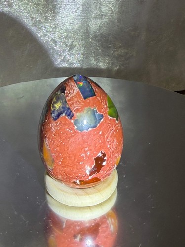 Mexican fire opal egg - opal,