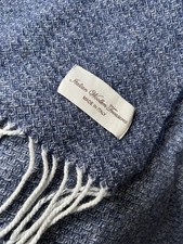 Italian Woollen Throw Blanket ~ Sustainable Woollen Textiles ~ Lambswool Throw 