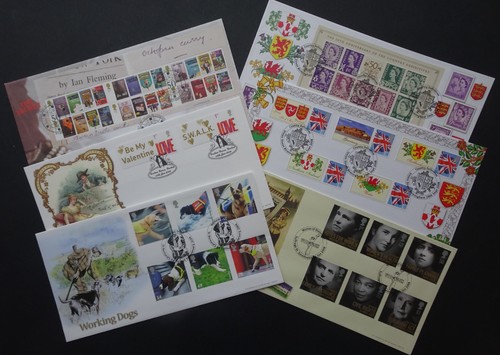 Bradbury bfdc first day covers - bradbury,
