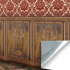 Dolls house wallpapers carved - house,