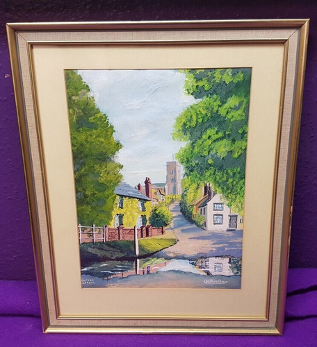 Painting kersey village - kersey,