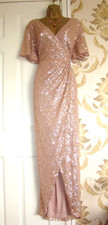 QUIZ SEQUIN SIZE 16 ROSE GOLD