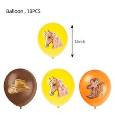 18 12" Horse Racing Balloon