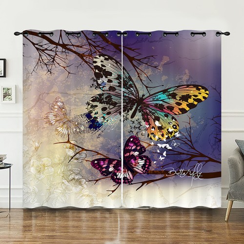 Beautiful butterfly curtains - beautiful,