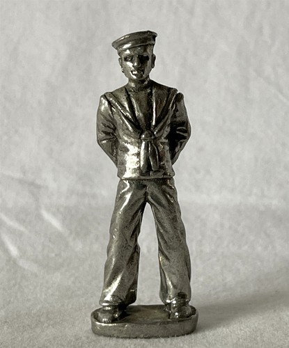 Vintage unpainted pewter toy - vintage,