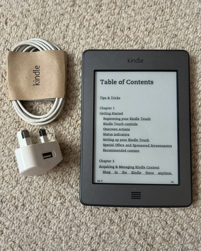 Kindle touch 4th generation - touch,