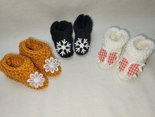 3 Pairs Dolls Shoes Fit Baby
