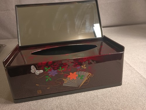 Ono japan lacquerware hinged - lacquerware,