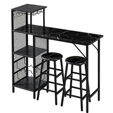 3pcs Bar Table and Stools Set