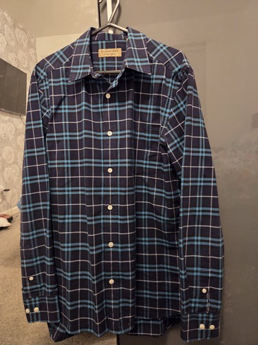 Burberry men check shirt - burberry,