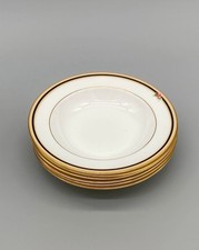 Wedgwood Clio Set Of Six 20cm Rimmed Soup Bowls - 1st Quality Made In England