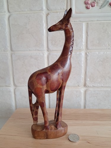 Hand carved wooden african - hand-carved,