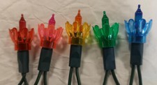 Coloured christmas tree light - christmas,