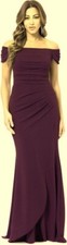 Xscape Mulberry Purple Ruffled