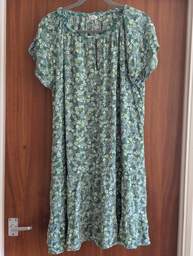 Fat face green ditsy - green, dress