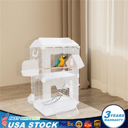 Bird cage double parrot - double,