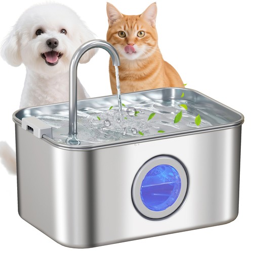 Pawhut cat water fountain - water,