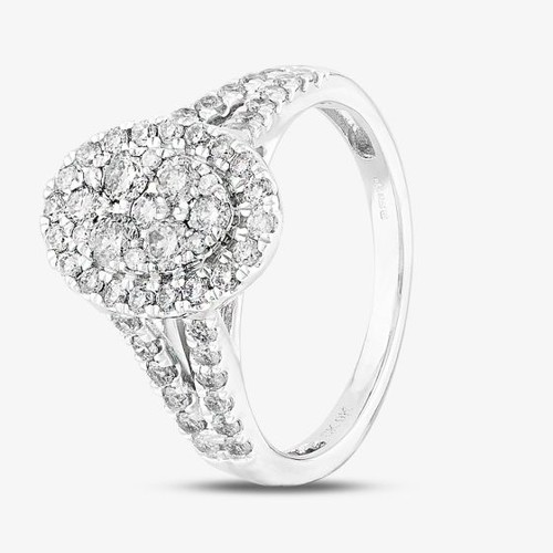 9ct white gold 00ct - 9ct, 1.00ct