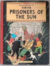 Tintin: Prisoners of the Sun - UK First Edition Hardback 1962 - Nice Condition 