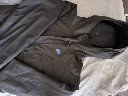 Mens large black nike jacket - large,