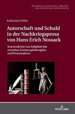Katharina Gefel Autorschaft und Schuld in der Nachkriegsprosa von Han (Hardback)