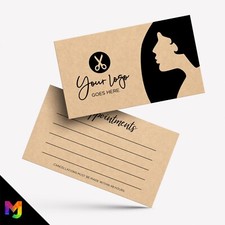 Kraft Appointment Cards Eco Recyclable | Hairdresser Hair Salon Business 03