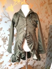 SALE Jottum olive green coat ELYSSA size 128 / 8 years good condition