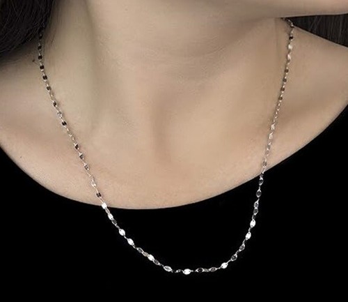 9ct white gold forzatina - white,