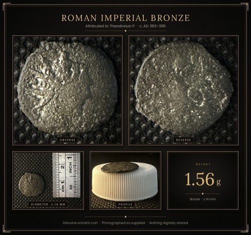 Theodosius roman bronze - theodosius,