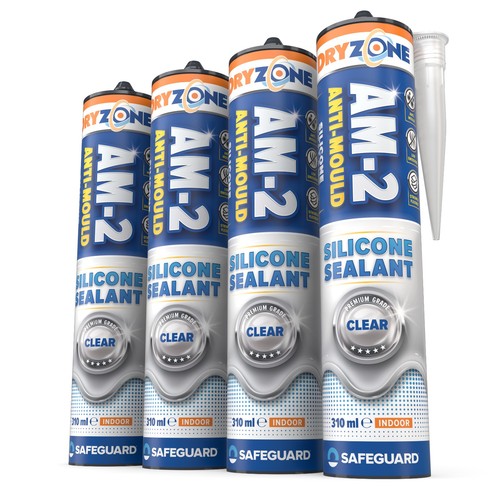 Dryzone silicone sealant clear - silicone,