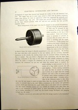 Antique Print Induction Motor