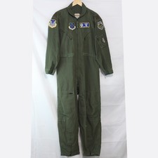 US Airforce Flight Suit Coverall Badged Genuine Surplus 44" Chest Short (3519)