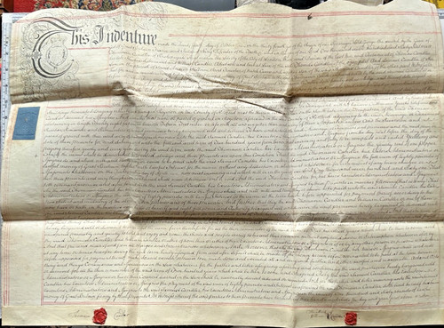 1760 candler family deed - 1760,
