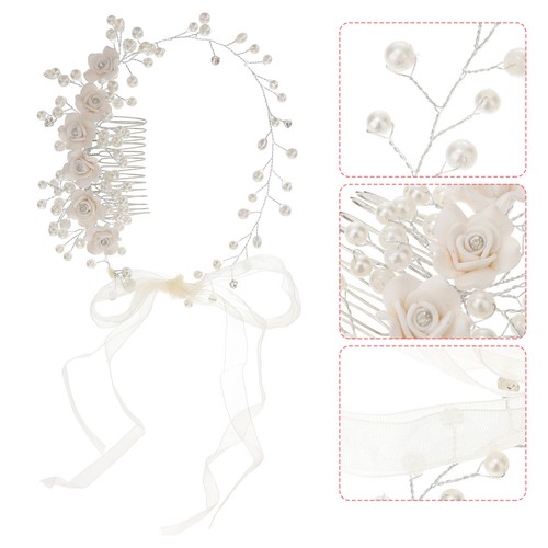 Elegant flower girl headband - flower,