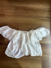 Zara white lace lined off the