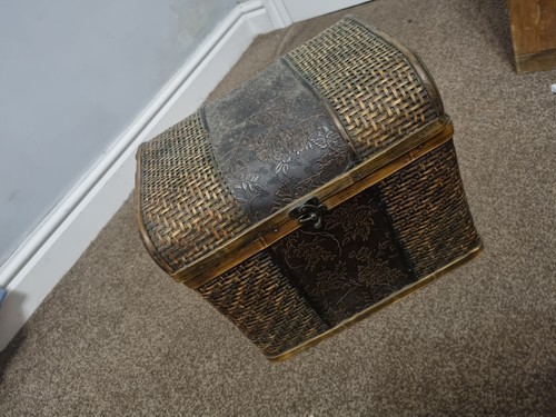 Vintage wicker wood - vintage,