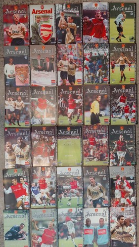 Arsenal hone programmes - fc,
