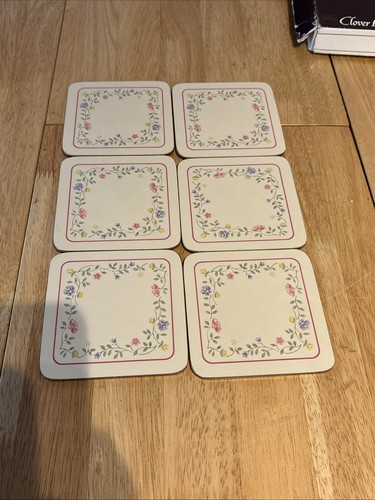 Vintage clover leaf coasters - clover,