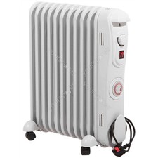 Prem-I-Air 2.5 kW 11 Fin Oil Filled Radiator with 24 Hour Timer