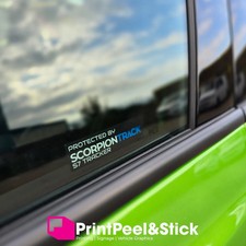 Scorpiontrack window stickers - scorpiontrack,