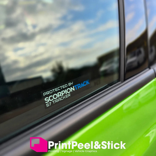 Scorpiontrack window stickers - scorpiontrack,