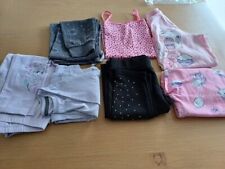 SMALL JOB LOT OF GIRLS NEW/ USED ONCE 10-11 YEARS PYJAMAS & LEGGINGS