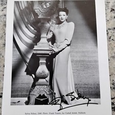 Sylvia Sidney Signed Book