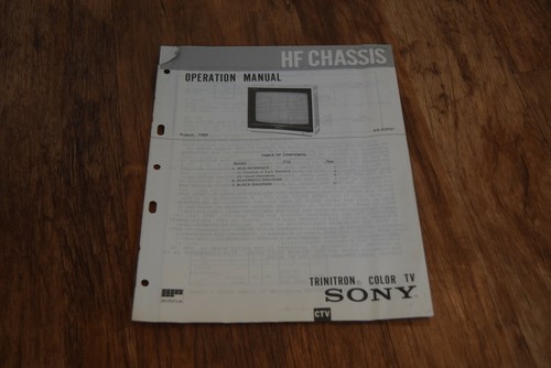 Rare sony chassis 1984 - rare, hf