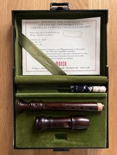 Moeck Rottenburgh Sopranino Recorder, Rosewood Model 419, Barely Used, with Case