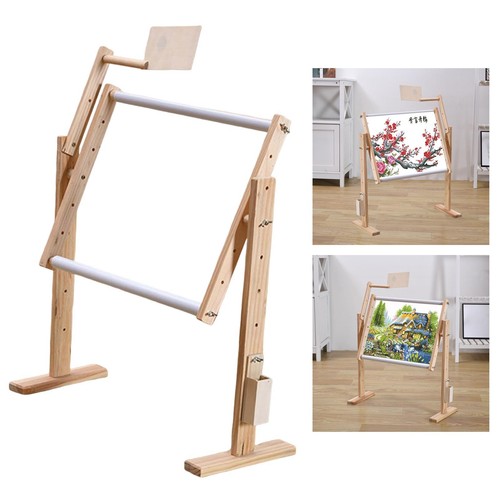 Wooden cross stitch rack - wooden,