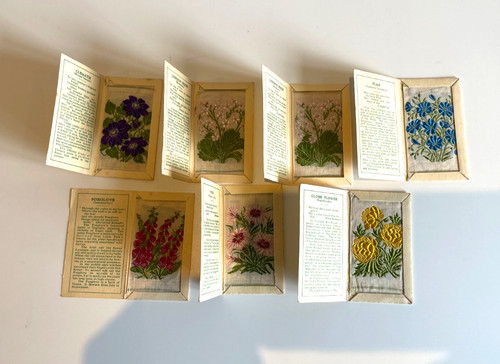 Seven kensitas silk flowers - seven,