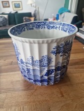 Spode Ribbed Planter In Very