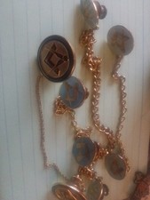 Masonic Lapel Chains Gold Tone